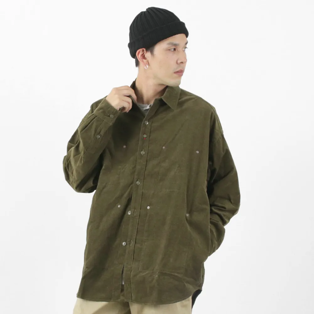 FOB FACTORY Shirts^/ F3482 CORDUROY BALL SHIRT