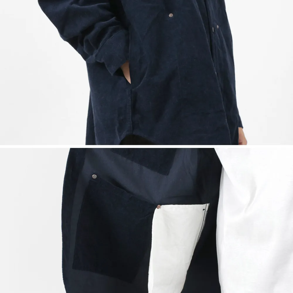 FOB FACTORY Shirts^/ F3482 CORDUROY BALL SHIRT