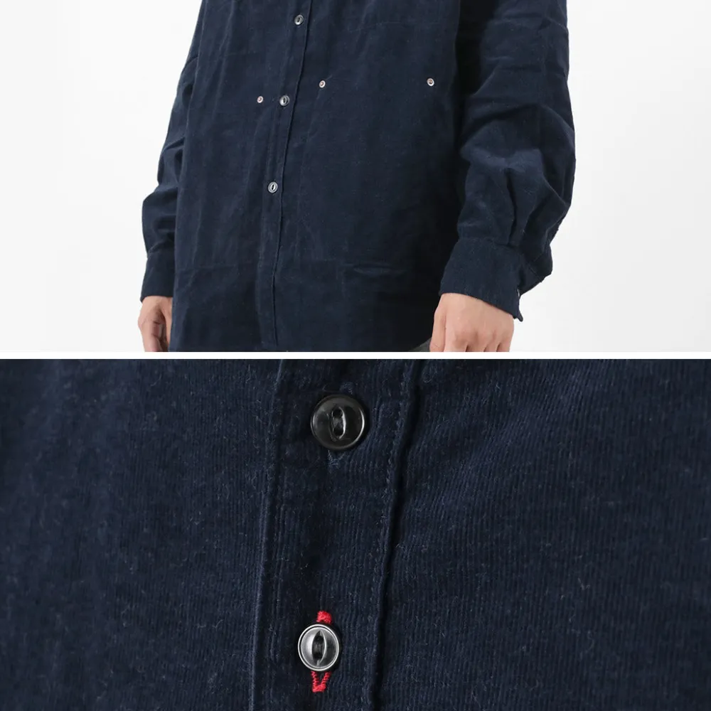 FOB FACTORY Shirts^/ F3482 CORDUROY BALL SHIRT