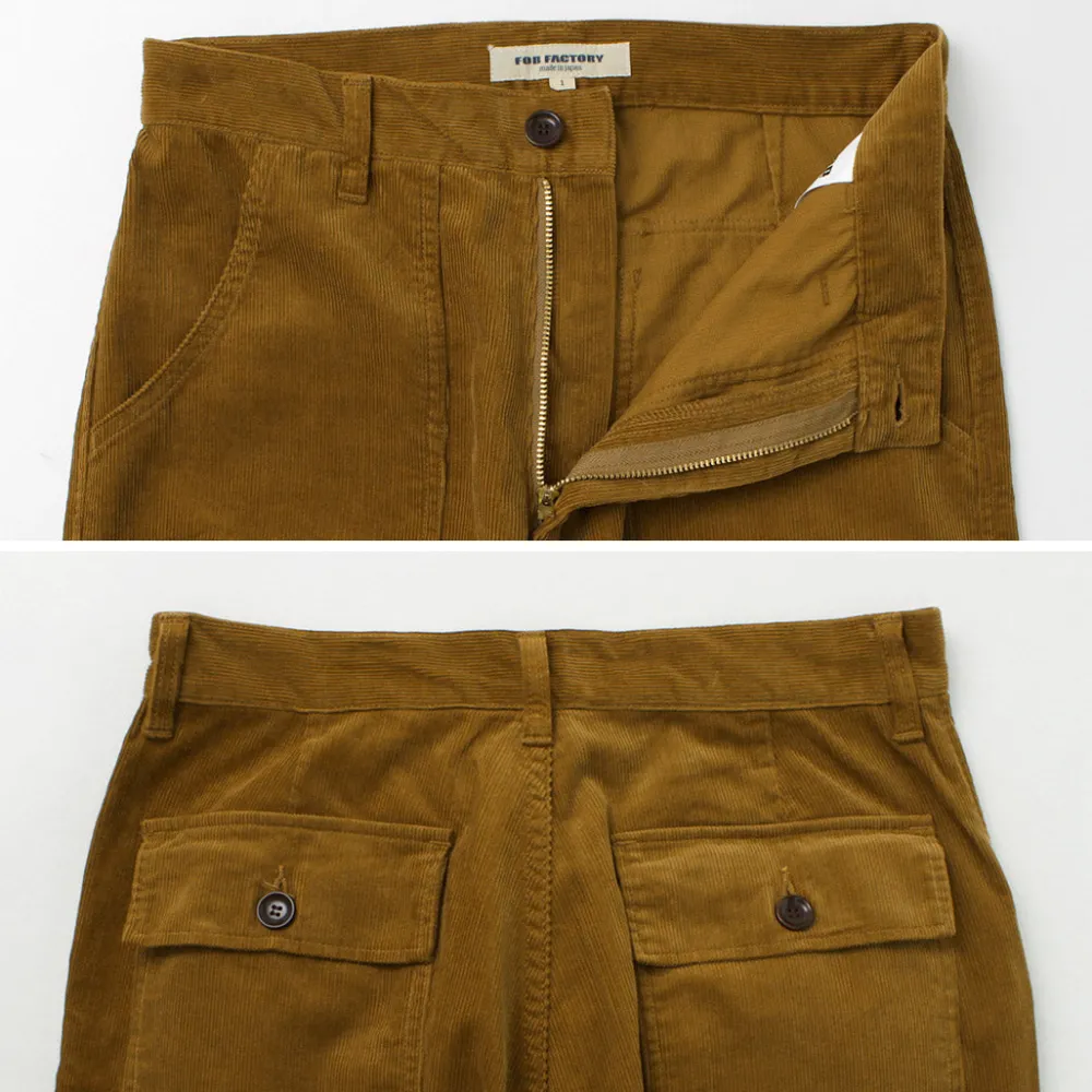 FOB FACTORY Work Pants & Chinos^/ F0523 Corduroy bush pants