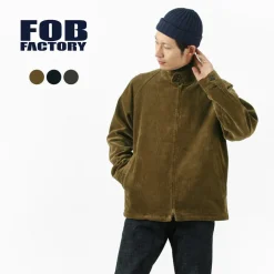 FOB FACTORY Jackets^/ F2429 Corduroy Harrington jacket