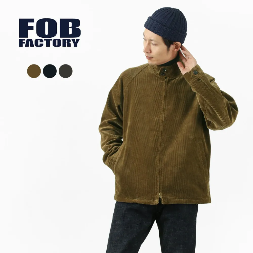 FOB FACTORY Jackets^/ F2429 Corduroy Harrington jacket