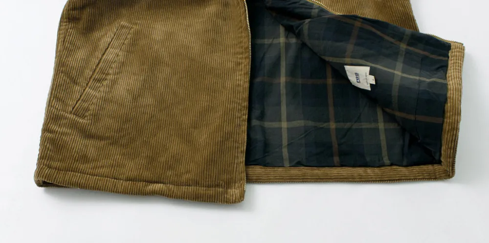FOB FACTORY Jackets^/ F2429 Corduroy Harrington jacket