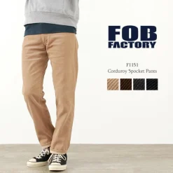 FOB FACTORY Trousers^/ F1151 Corduroy 5-pocket trousers