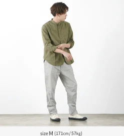FOB FACTORY Work Pants & Chinos^/ F0513 Cotton Linen Double Wave Chambray Pants