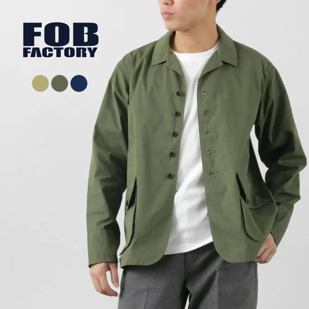 FOB FACTORY Jackets^/ F2439 Cotton nylon packable field jacket