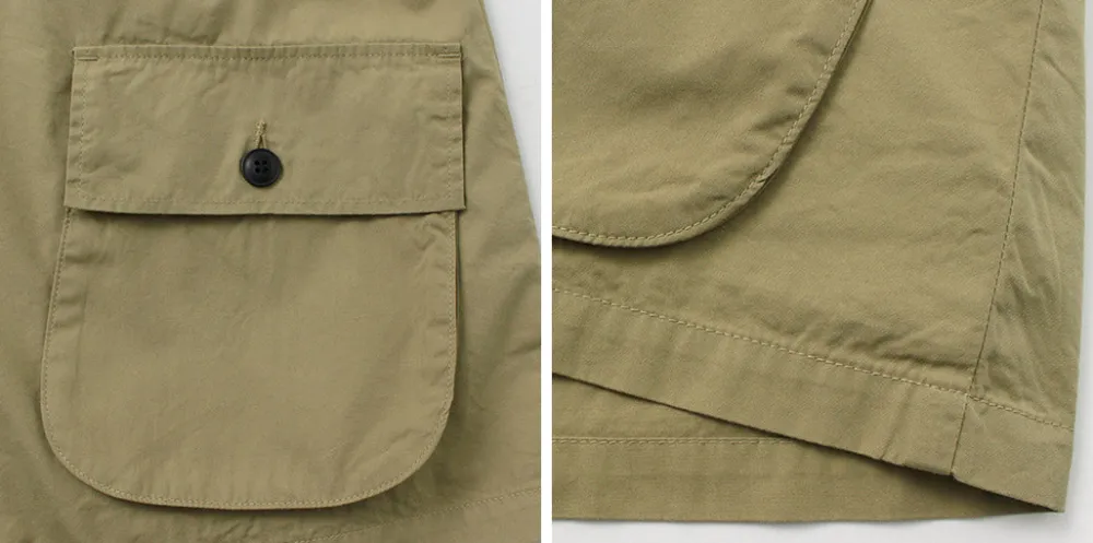 FOB FACTORY Jackets^/ F2439 Cotton nylon packable field jacket