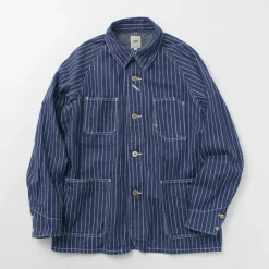 FOB FACTORY Jackets^/ F2410 Coverall wabash blue