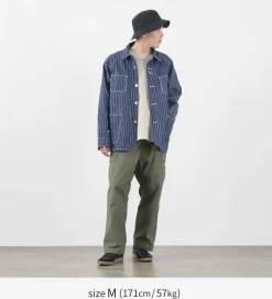 FOB FACTORY Jackets^/ F2410 Coverall wabash blue