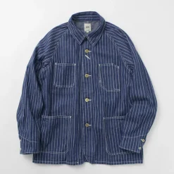FOB FACTORY Jackets^/ F2410 Coverall wabash blue