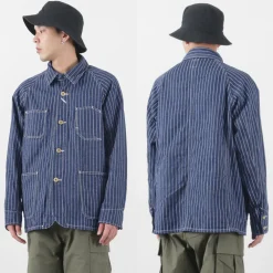 FOB FACTORY Jackets^/ F2410 Coverall wabash blue