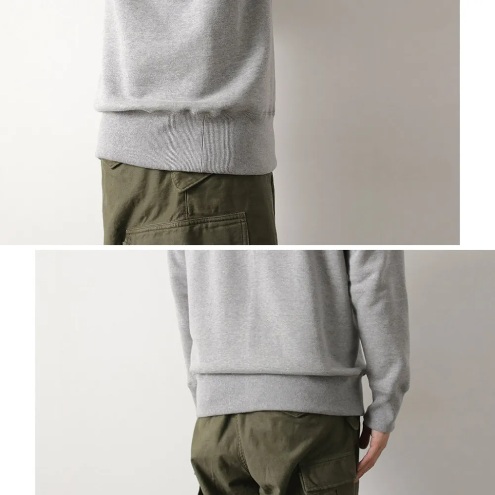 FOB FACTORY Sweatshirts^/ F7098 Crewneck Sweatshirt lightgrey