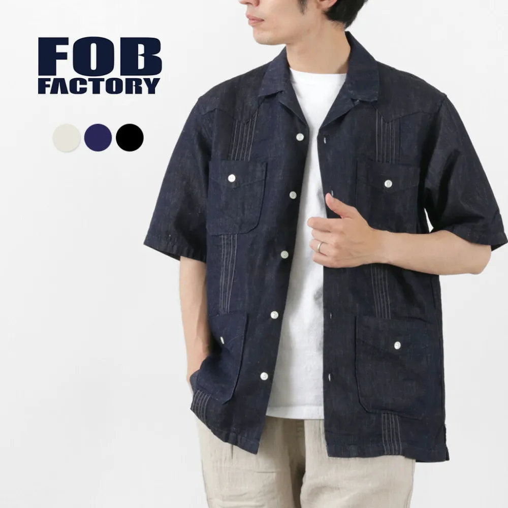 FOB FACTORY Shirts^/ F3491 Cuba shirt