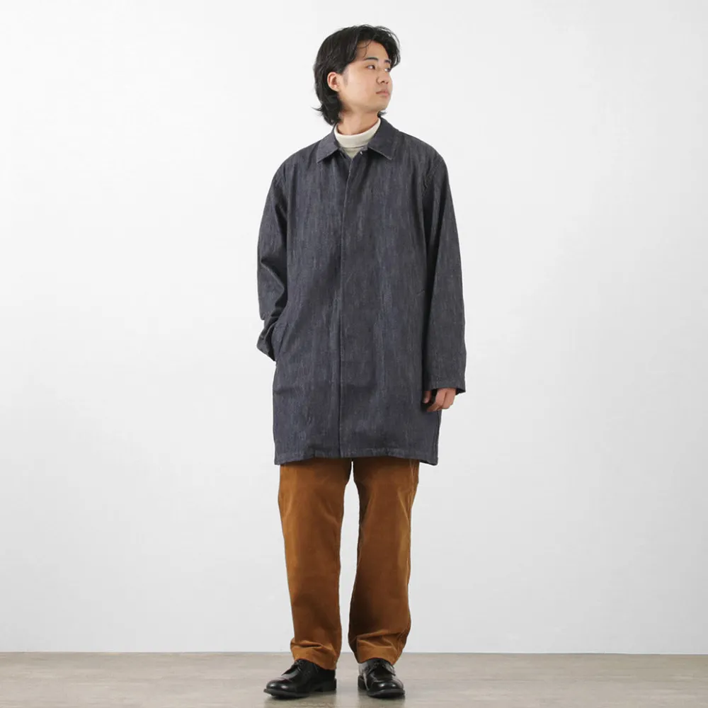 FOB FACTORY Coats^/ F2437 Denim bask coat one-wash