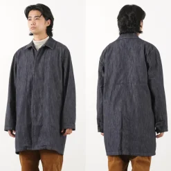 FOB FACTORY Coats^/ F2437 Denim bask coat one-wash