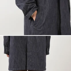 FOB FACTORY Coats^/ F2437 Denim bask coat one-wash