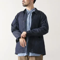 FOB FACTORY Jackets^/ F2447 Denim Coverall one-wash