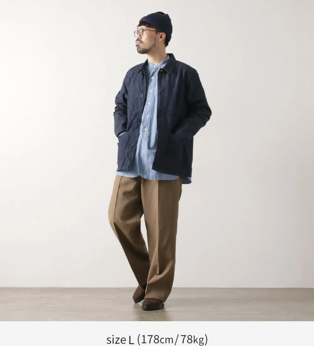 FOB FACTORY Jackets^/ F2447 Denim Coverall one-wash