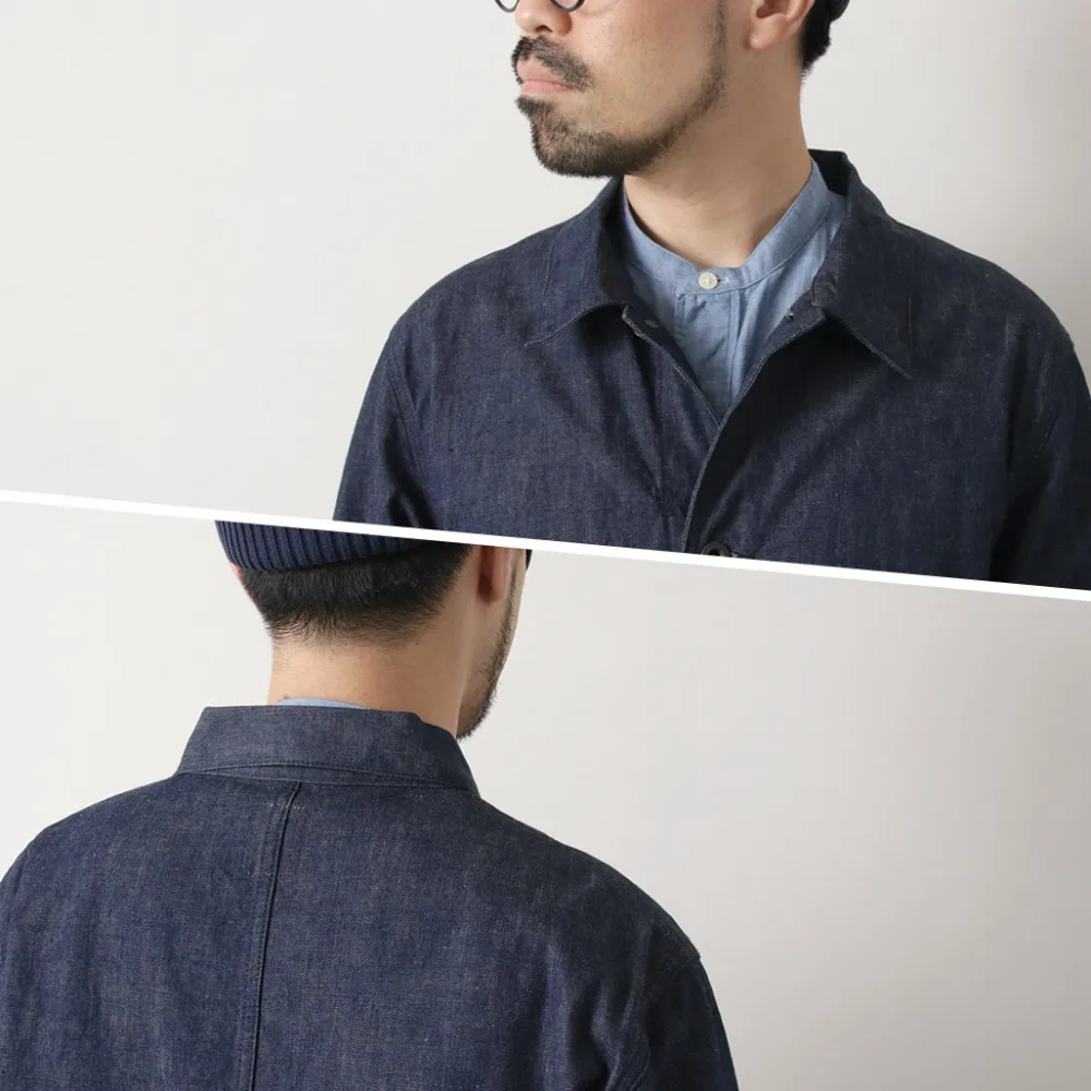 FOB FACTORY Jackets^/ F2447 Denim Coverall one-wash