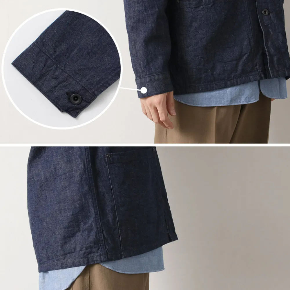 FOB FACTORY Jackets^/ F2447 Denim Coverall one-wash