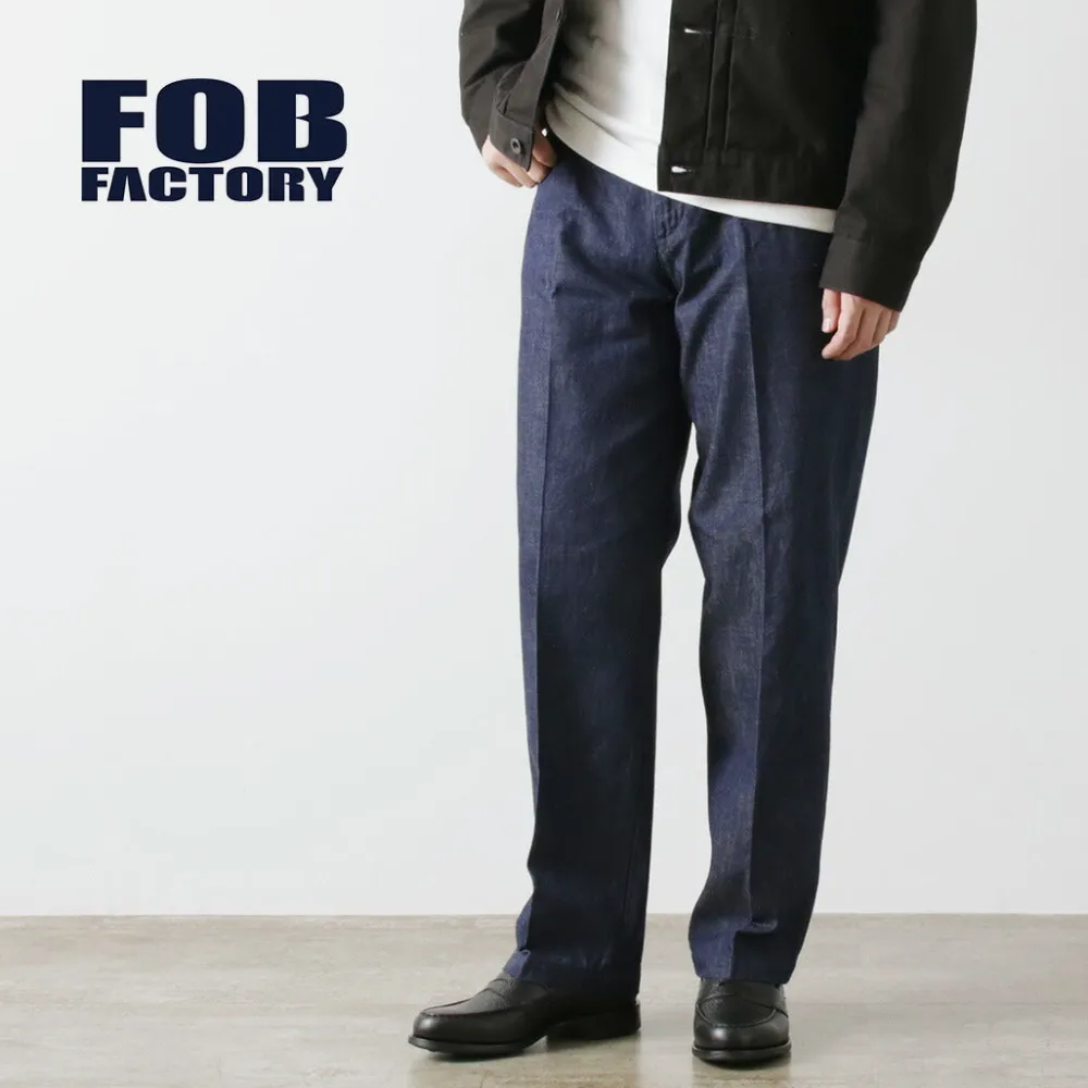 FOB FACTORY Jeans^/ F0531 Denim Frisco pants one-wash