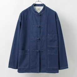 FOB FACTORY Jackets^/ F2435 kung fu jacket denim