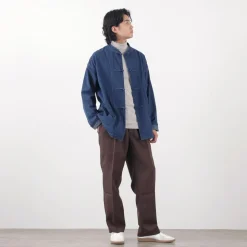 FOB FACTORY Jackets^/ F2435 kung fu jacket denim