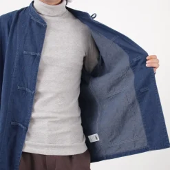 FOB FACTORY Jackets^/ F2435 kung fu jacket denim