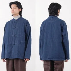 FOB FACTORY Jackets^/ F2435 kung fu jacket denim