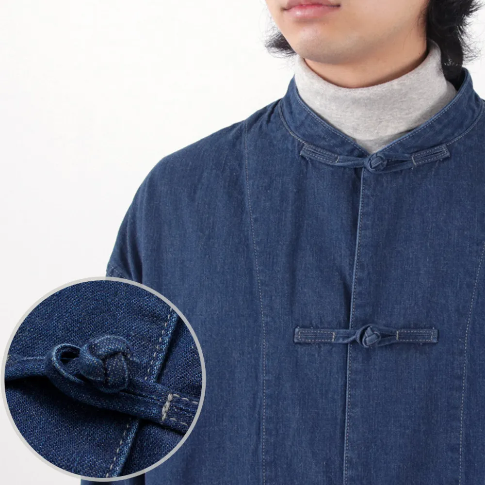 FOB FACTORY Jackets^/ F2435 kung fu jacket denim