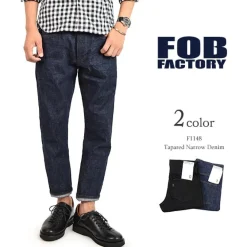 FOB FACTORY Jeans^/ F1148 Denim narrow 5P ankle cut