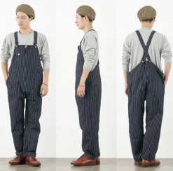 FOB FACTORY Trousers^/ F0479 Denim overalls wabash