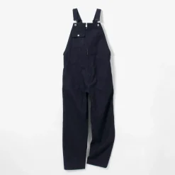 FOB FACTORY Trousers^/ F0517 Denim overalls one wash dark-indigo