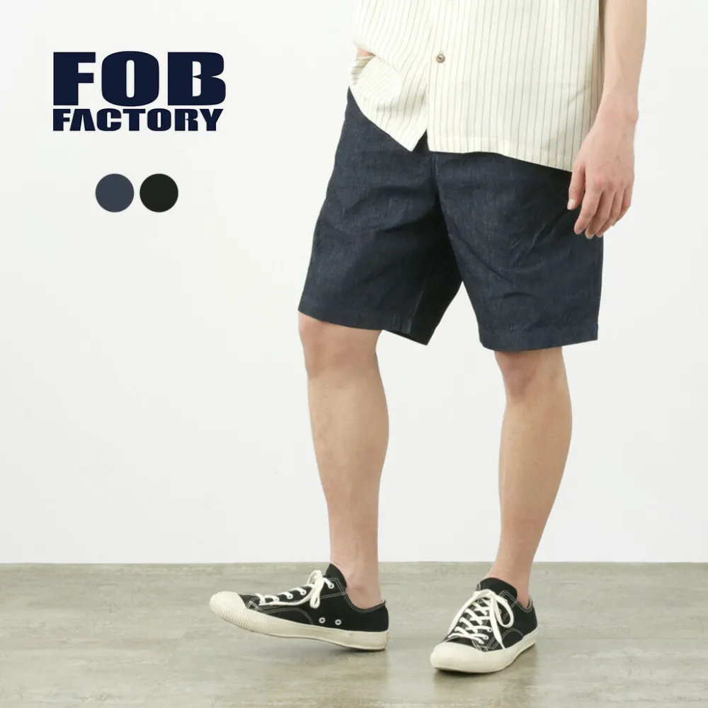 FOB FACTORY Shorts^/ F4168 Denim Sicilia shorts