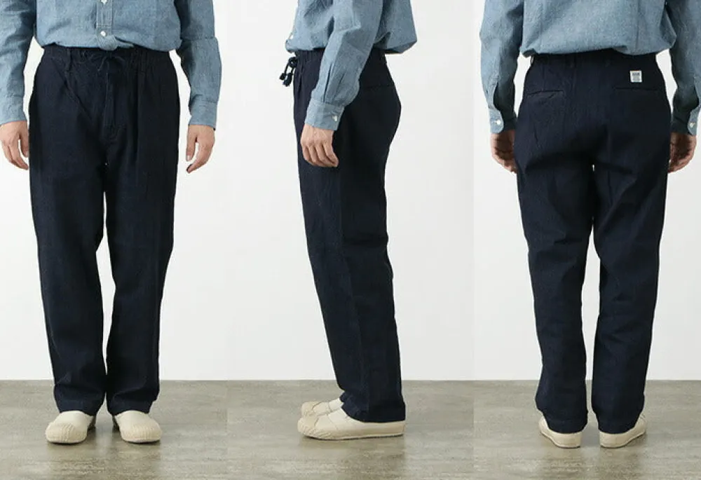 FOB FACTORY Jeans^/ F0508 denim track pants one-wash
