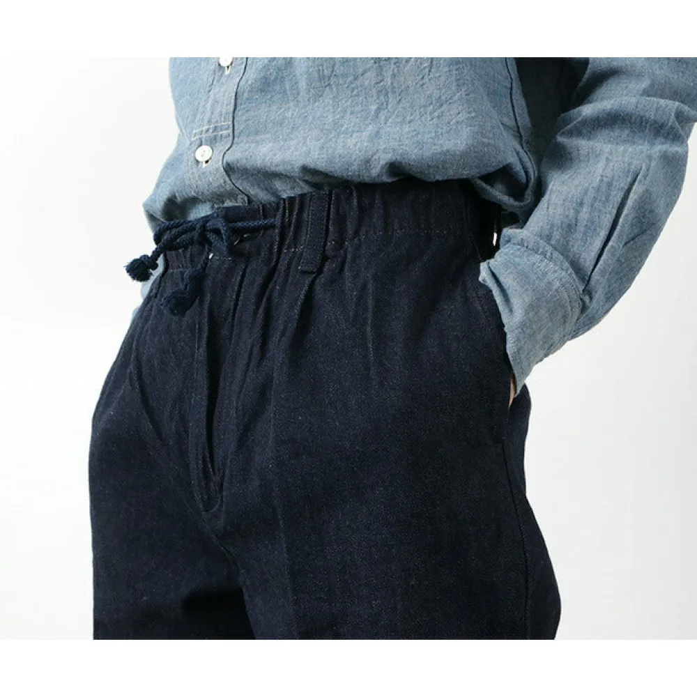 FOB FACTORY Jeans^/ F0508 denim track pants one-wash