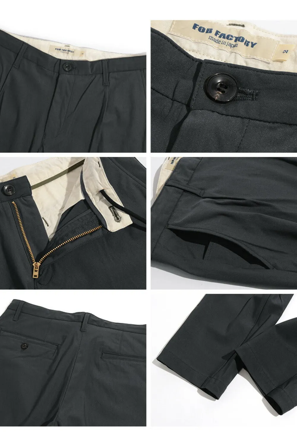 FOB FACTORY Trousers^/ F0455 Departures