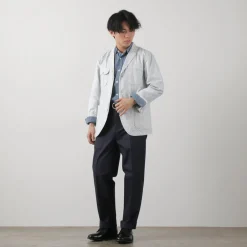 FOB FACTORY Jackets^/ F2440 Engineer Cord Lane Jacket white