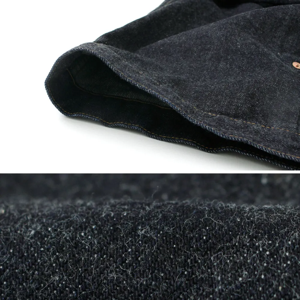 FOB FACTORY Jackets^/ F2432 F165 Selvage 14.75oz garage denim one-wash