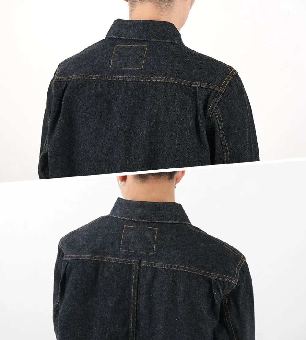 FOB FACTORY Jackets^/ F2432 F165 Selvage 14.75oz garage denim one-wash