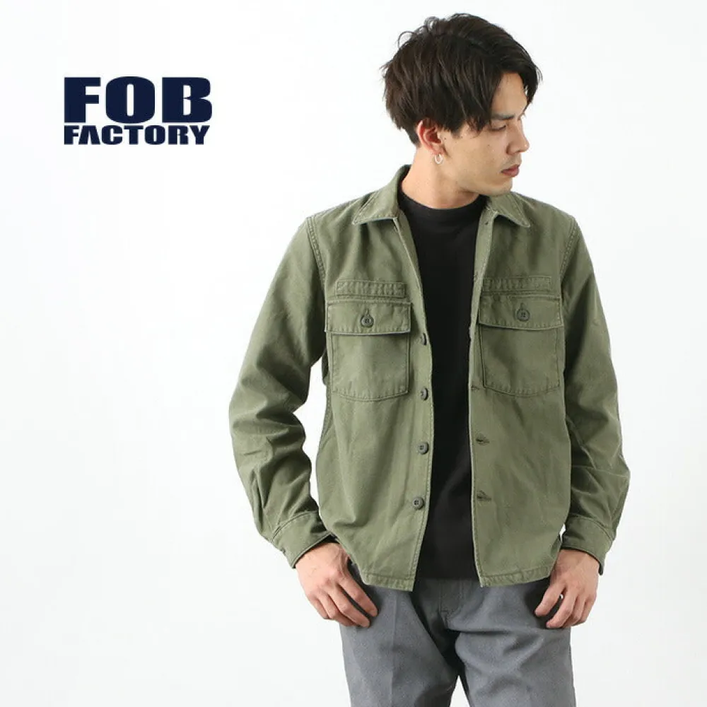 FOB FACTORY Jackets^/ F2362 Fatigue jacket olive