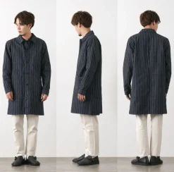 FOB FACTORY Coats^/ F2408 French Denim Coat / Wovash wabash
