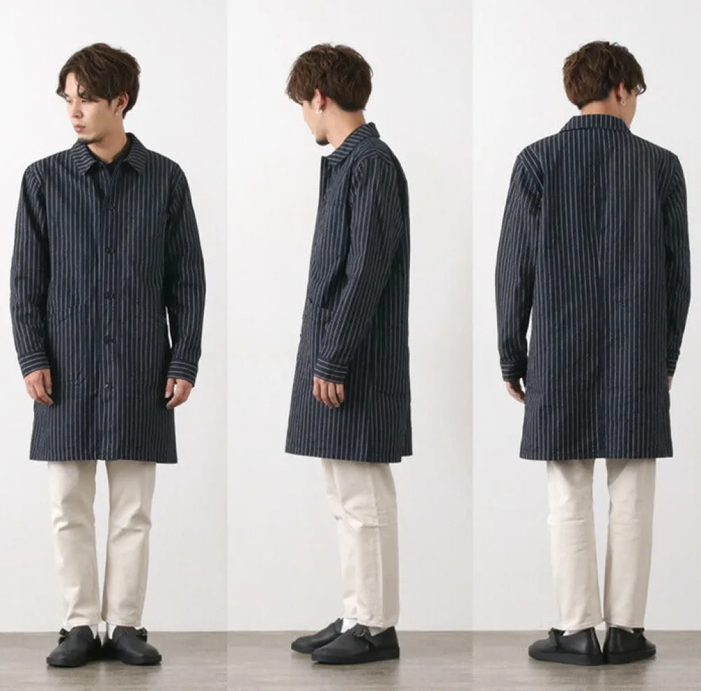 FOB FACTORY Coats^/ F2408 French Denim Coat / Wovash wabash