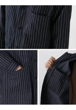 FOB FACTORY Coats^/ F2408 French Denim Coat / Wovash wabash