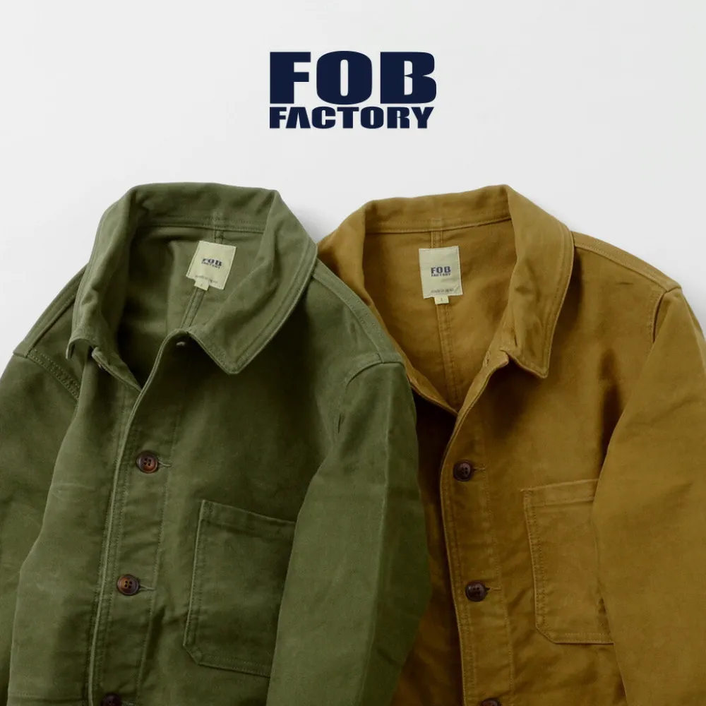 FOB FACTORY Jackets^/ F2373 French Moleskin Jacket