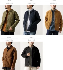 FOB FACTORY Jackets^/ F2373 French Moleskin Jacket