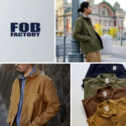 FOB FACTORY Jackets^/ F2373 French Moleskin Jacket