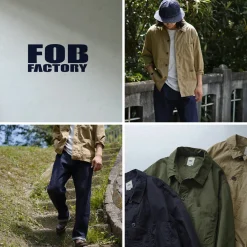 FOB FACTORY Jackets^/ F2394 French shirt jacket