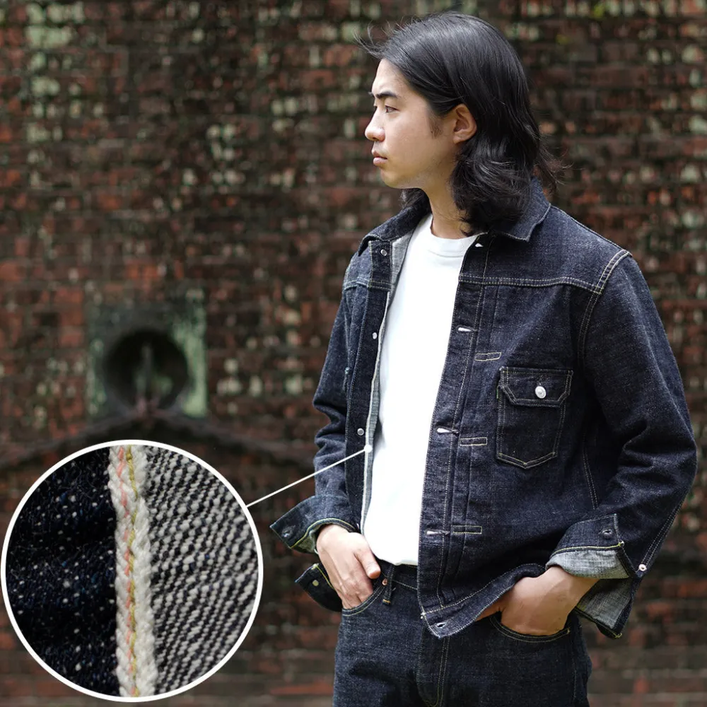 FOB FACTORY Jackets^/ F2378 G3 selvage denim 2ND jacket one-wash
