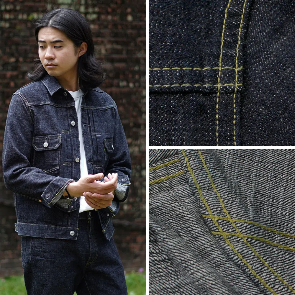 FOB FACTORY Jackets^/ F2378 G3 selvage denim 2ND jacket one-wash